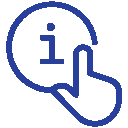 info bubble icon for call us option